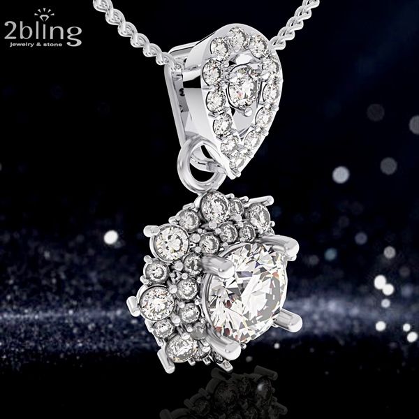  Mặt dây chuyền đá - Hoa nụ NONI1 