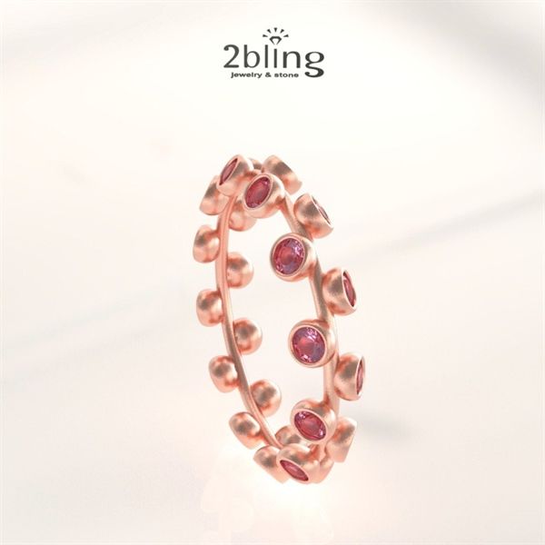  Nhẫn Thiết Kế 18K - Đá Tourmalin - 2BJNTK46 