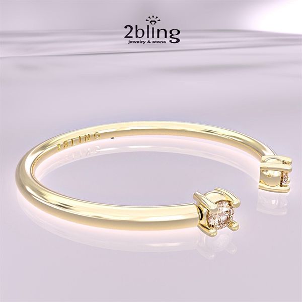  Nhẫn Thiết Kế 18K - Đá Tourmalin - 2BJNTK51 