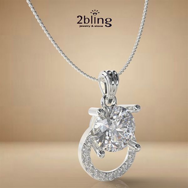  Mặt dây chuyền NONI 11 - Tròn 1 hột 