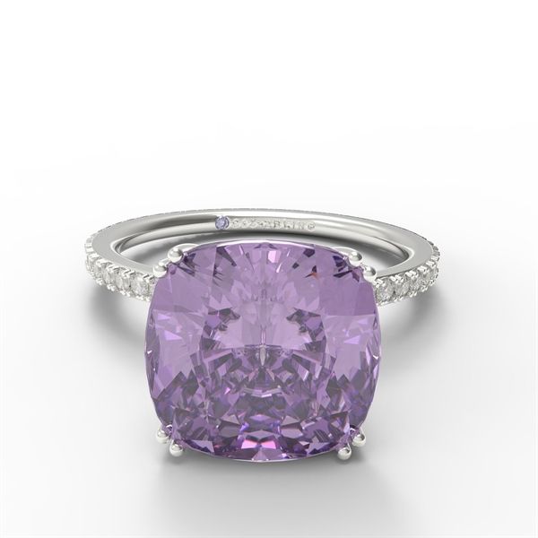  Nhẫn Thiết Kế - Đá Amerhyst - Đá Moissanite - 2BJNTK68 