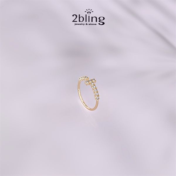  Nhẫn Thiết Kế 18K - Đá Tourmalin - 2BJNTK58 