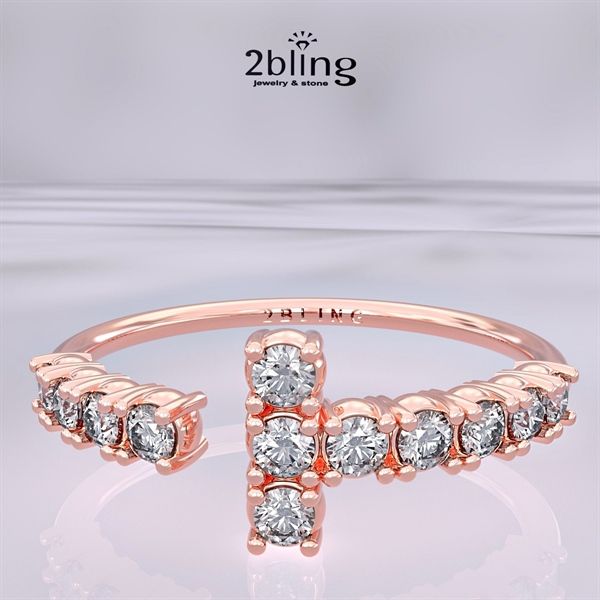  Nhẫn Thiết Kế 18K - Đá Tourmalin - 2BJNTK58 