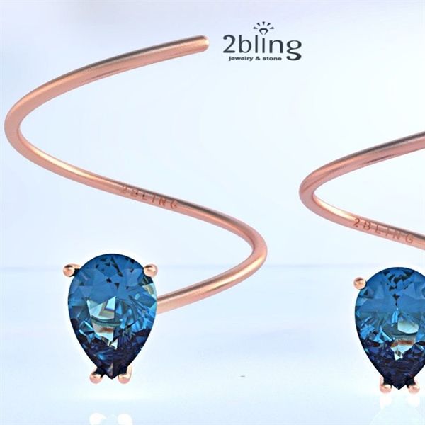  Nhẫn Thiết Kế 18K - Đá Tazanite - 2BJNTK42 