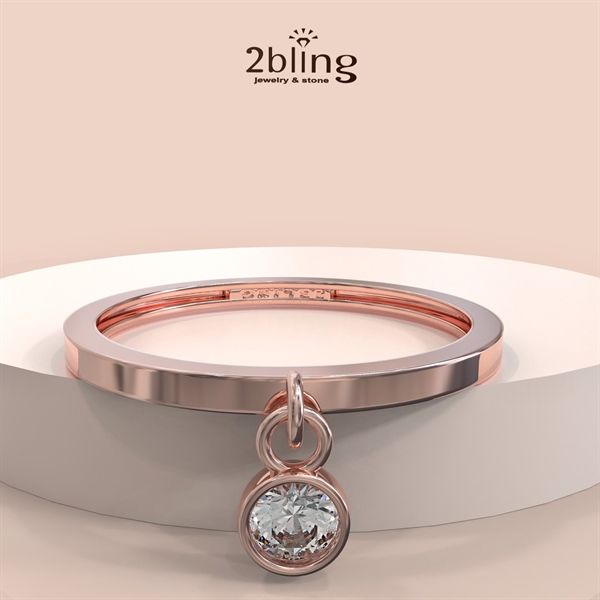  Nhẫn thiết kế 18K - SP000531 