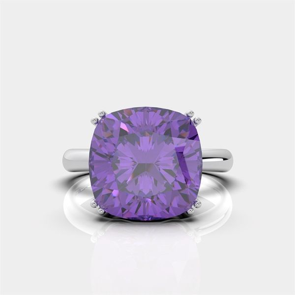  Nhẫn Thiết Kế - Đá Amethyst - 2BJNTK07 