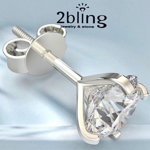  Bông tai NONI7 - 1 hột 6 ly 