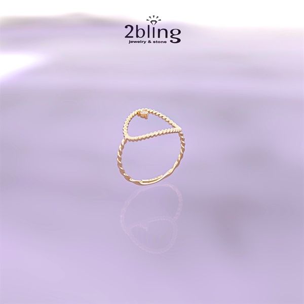  Nhẫn Thiết Kế 18K - Đá Moissanite - 2BJNTK38 