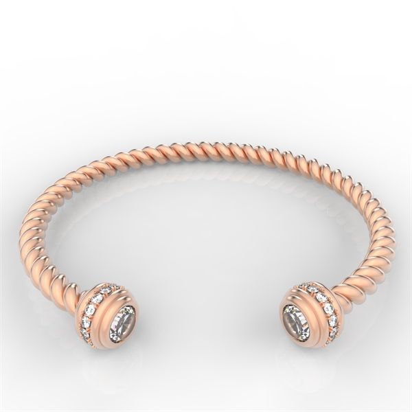  Vòng thiết kế XO - S95 + Đá Moissanite 