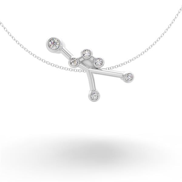  Mặt dây chuyền thiết kế CUHODA Cancer - S95 + Đá Moissanite 