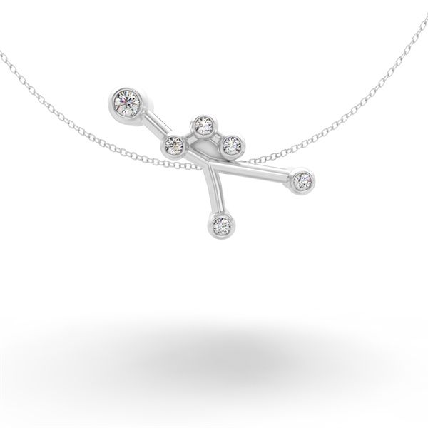  Mặt dây chuyền thiết kế CUHODA Cancer - S95 + Đá Moissanite 