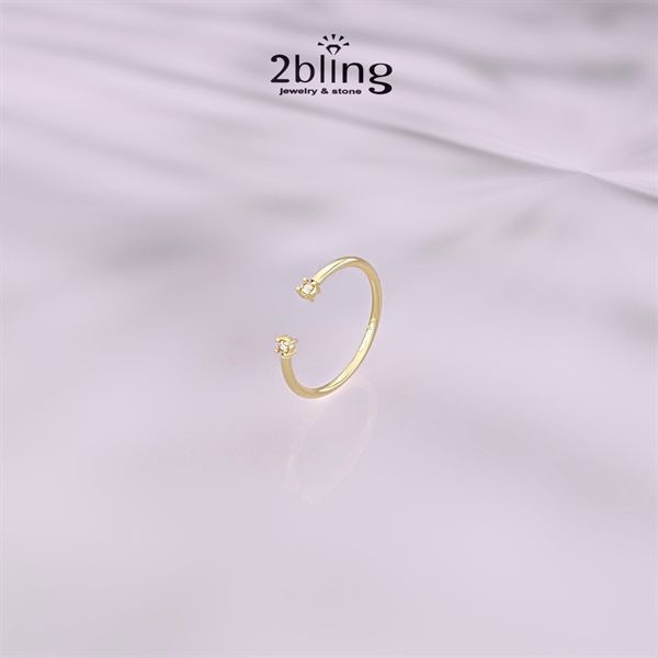  Nhẫn Thiết Kế 18K - Đá Tourmalin - 2BJNTK51 