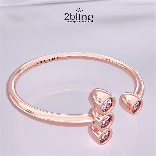  Nhẫn Thiết Kế 18K - Đá Tourmalin - 2BJNTK59 