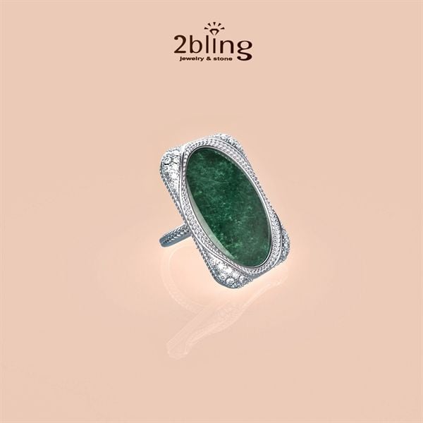  Nhẫn Thiết Kế - Đá Jadeite - 2BJNTK67 