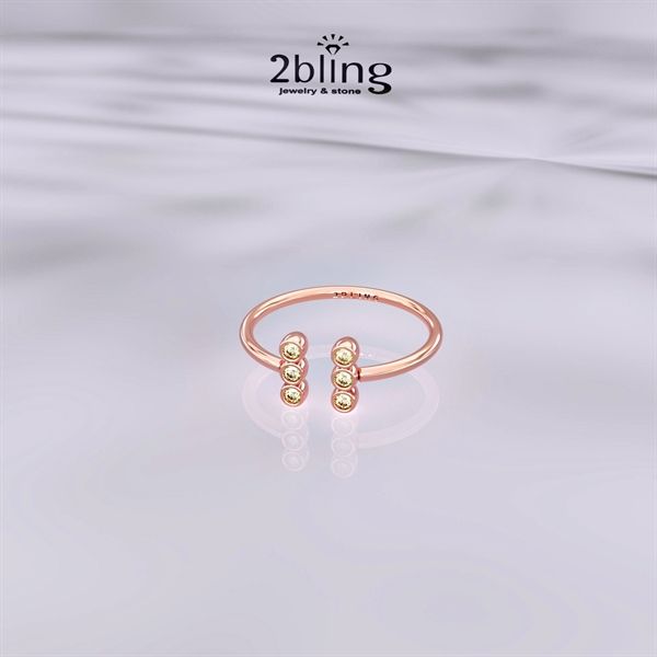  Nhẫn Thiết Kế 18K - Đá Tourmalin - 2BJNTK61 