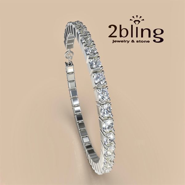  Lắc tay bạc cao cấp- 2BJLBG4 