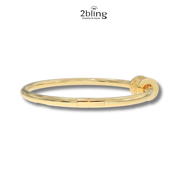  VÒNG TAY THIẾT KẾ VÀNG 18K(750) + CHARM 18K(750) CHỮ PHẠN(UM MANI PADME HUM) 