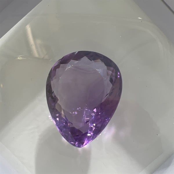  Đá Amethyst - Giọt 16.7x21x10.2ly - 19.80 ct 