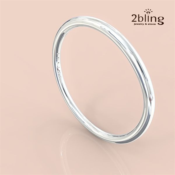  Nhẫn Thiết Kế 14K - Nhẫn 1 Vòng Trơn - 2BJNTK22 