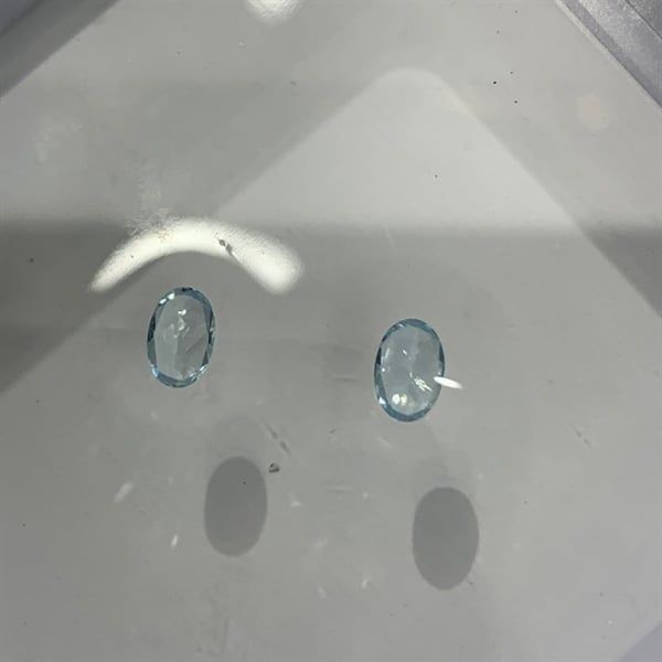  Đá Topaz - Oval 4x6 ly-0.5ct 