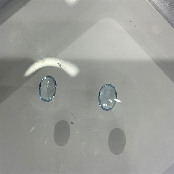  Đá Topaz - Oval 4x6 ly-0.5ct 