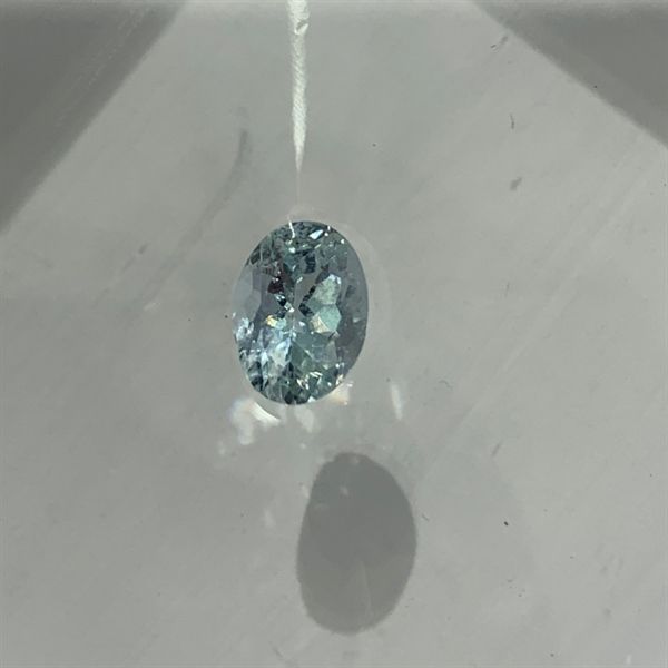  Đá Aquamarine - Oval 5.8x8 ly - 1.30 ct 