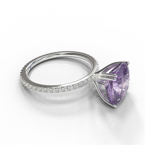  Nhẫn Thiết Kế - Đá Amerhyst - Đá Moissanite - 2BJNTK68 