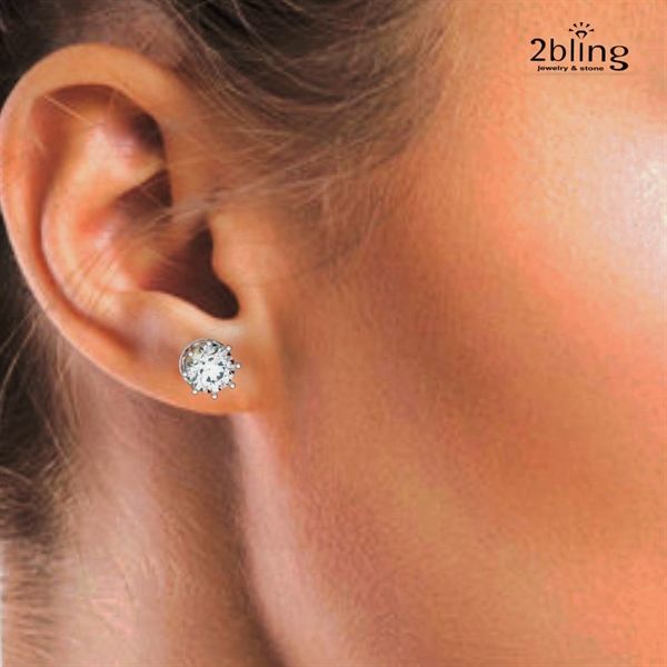  Bông tai nữ moissanite - NONI4 