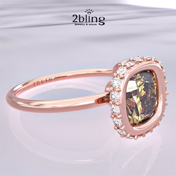  Nhẫn Thiết Kế 18K - Đá Tourmaline - 2BJNTK64 