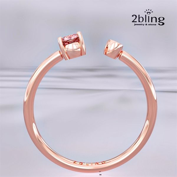  Nhẫn Thiết Kế - Đá Citrine - Garnet - 2BJNTK10 