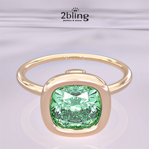  Nhẫn Thiết Kế 18K - Đá Tourmaline - 2BJNTK65 