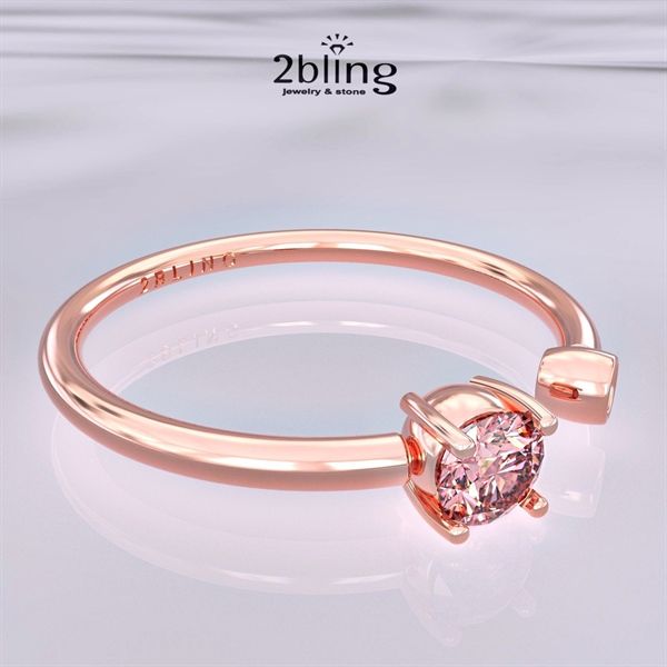  Nhẫn Thiết Kế - Đá Citrine - Garnet - 2BJNTK10 