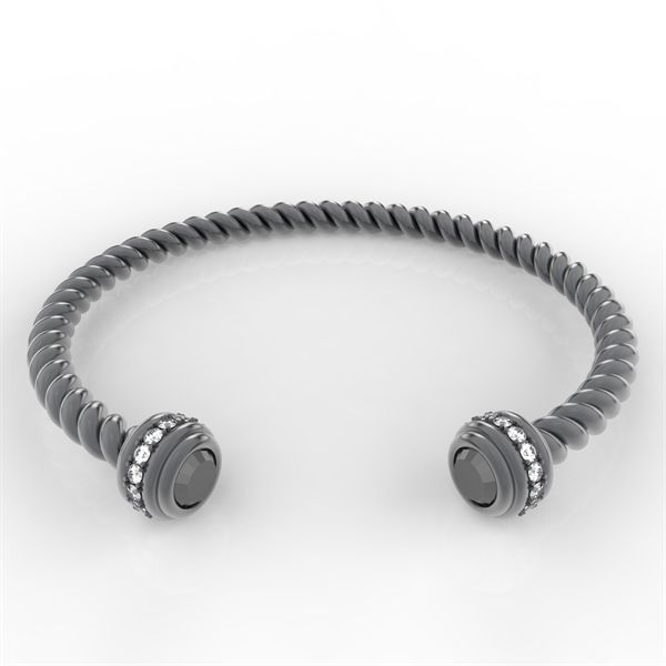  Vòng thiết kế XO - S95 + Đá GARNET hồng 