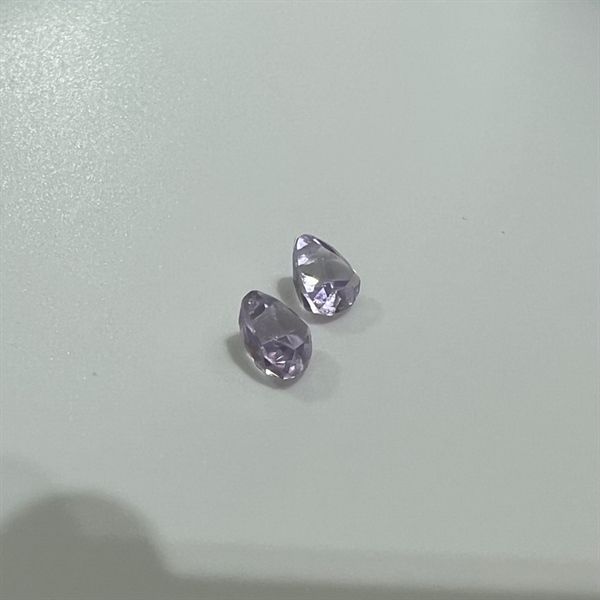  Đá Amethyst - Tam Giác 3.67 ly - 0.8 ct 