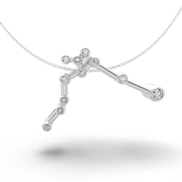  Mặt dây chuyền thiết kế CUHODA Aquarius - S95 + Đá Moissanite 