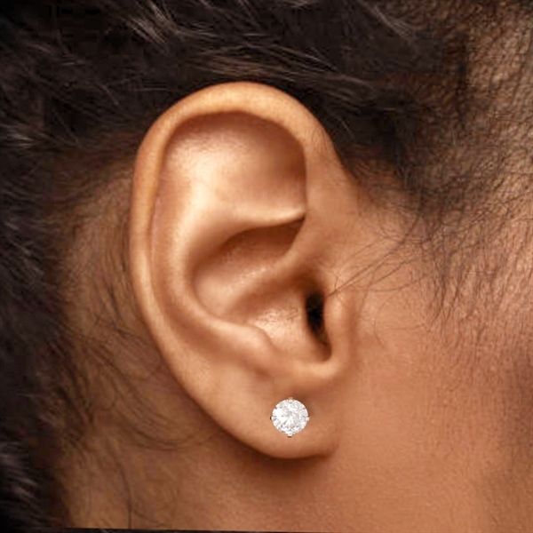  Bông tai NONI7 - 1 hột 6 ly 