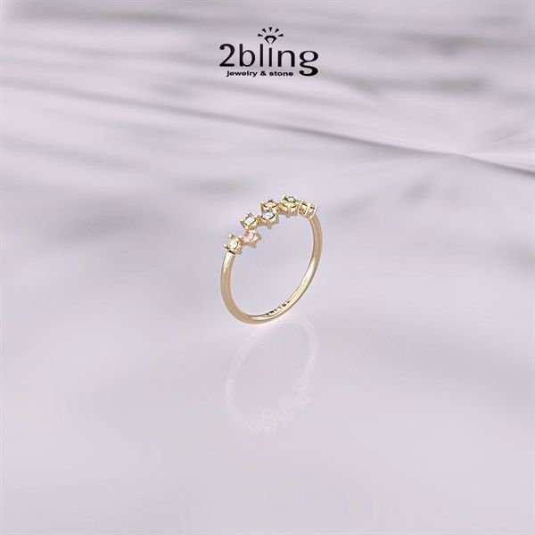  Nhẫn Thiết Kế 18K - Đá Tourmalin - 2BJNTK54 