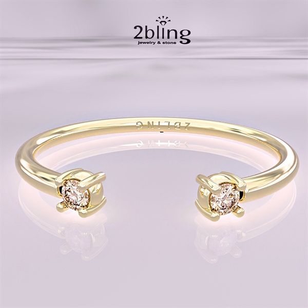  Nhẫn Thiết Kế 18K - Đá Tourmalin - 2BJNTK51 