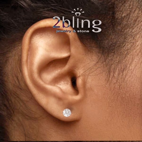  Bông tai NONI7 - 1 hột 5 ly 