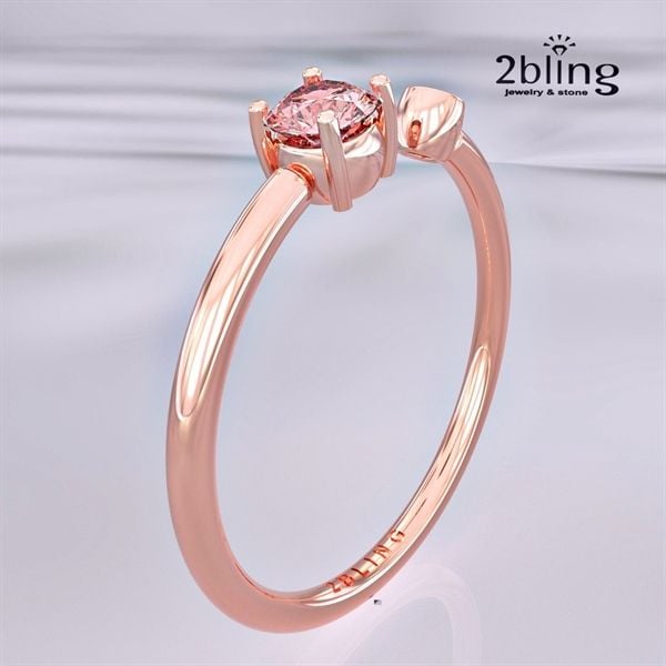  Nhẫn Thiết Kế - Đá Citrine - Garnet - 2BJNTK10 