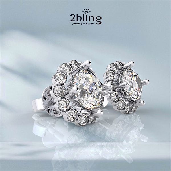  Bông tai nữ moissanite - NONI5 