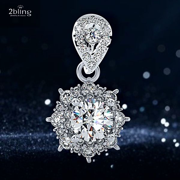  Mặt dây chuyền đá - Hoa nụ NONI1 