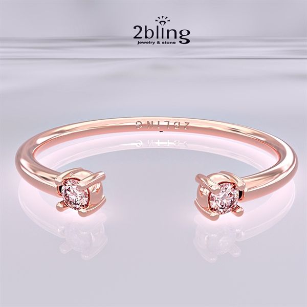  Nhẫn Thiết Kế 18K - Đá Tourmalin - 2BJNTK51 