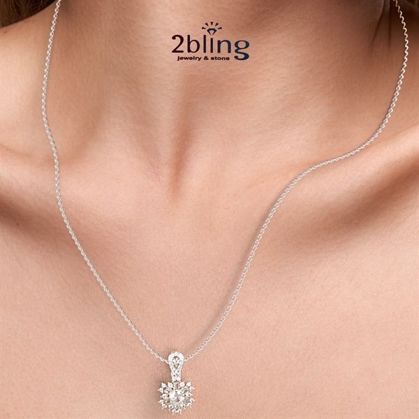  Mặt dây chuyền NONI 12 - Hoa tuyết đính đá 