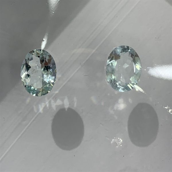  Đá Aquamarine - Oval 6.1x8 ly-1ct 