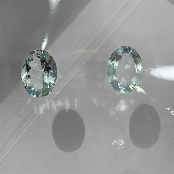  Đá Aquamarine - Oval 6.1x8 ly-1ct 