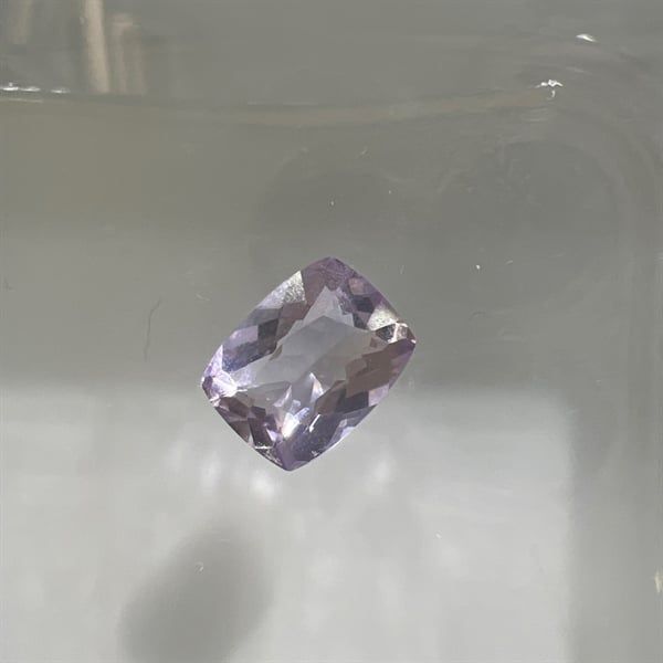  Đá Amethyst- chữ nhật 9x7x4.3ly - 1.7 ct 