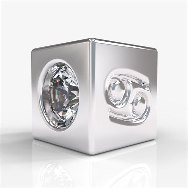  Charm hd Cancer - S95 + Đá Moissanite 