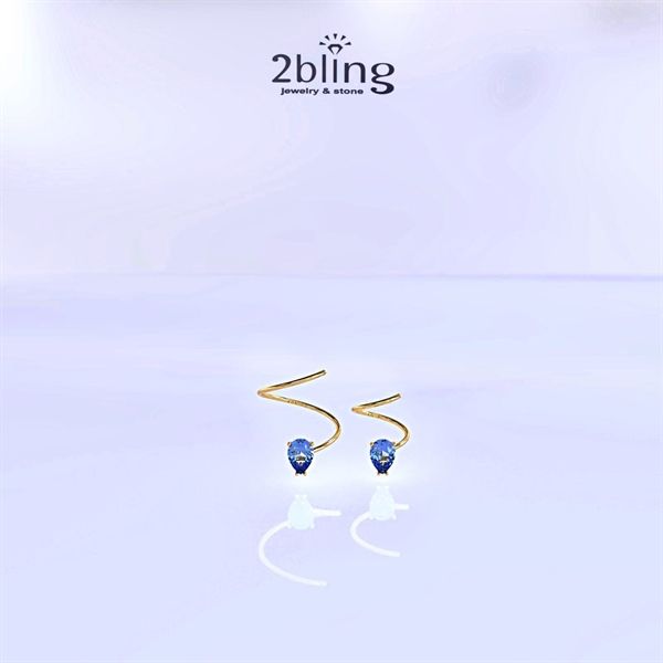  Nhẫn Thiết Kế 18K - Đá Tazanite - 2BJNTK42 