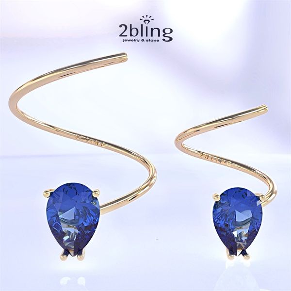  Nhẫn Thiết Kế 18K - Đá Tazanite - 2BJNTK42 